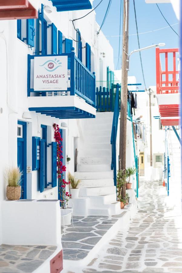 Anastasia'S Visage Stylish Accommodation Rooms City Centre Mykonos Mykonos Town Exterior foto